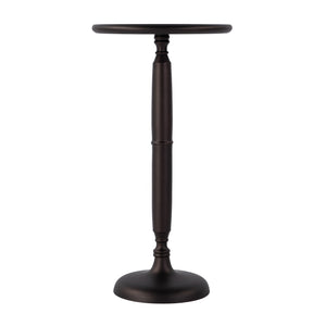 Butler Specialty Butler Alexi Round Metal Pedestal End Table - 12" Stylish & Lightweight Design For Modern Spaces Bronze Aluminum 5921392-butler