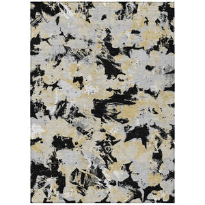 HomeRoots 9' Durable Floral Area Rug for Indoor and Outdoor Use – Stain-Resistant, Machine Washable, Versatile Design 9' X 12' 592165
