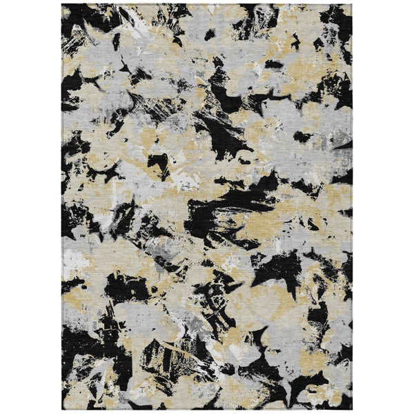 HomeRoots 9' Durable Floral Area Rug for Indoor and Outdoor Use – Stain-Resistant, Machine Washable, Versatile Design 9' X 12' 592165