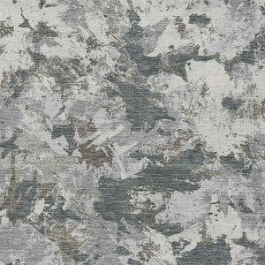 Homeroots 3' Beige Brown And Green Floral Washable Area Rug For Indoor And Outdoor Spaces, Durable Design 10' X 14' Polyester 592178