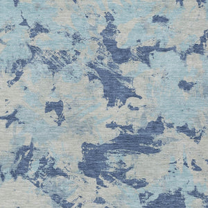 Homeroots 3' Beige Brown And Green Floral Washable Area Rug For Indoor And Outdoor Spaces, Durable Design 3' X 5' Polyester 592179