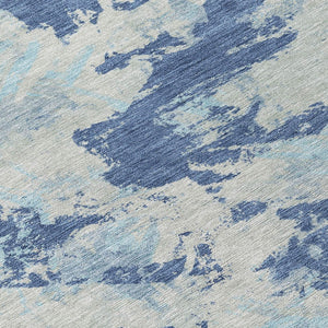 Homeroots 3' Beige Brown And Green Floral Washable Area Rug For Indoor And Outdoor Spaces, Durable Design 8' Round Polyester 592181