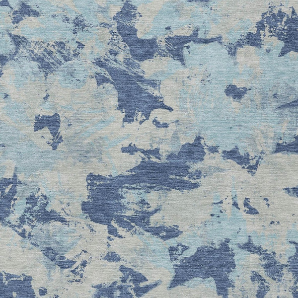 Homeroots 3' Beige Brown And Green Floral Washable Area Rug For Indoor And Outdoor Spaces, Durable Design 8' X 10' Polyester 592182