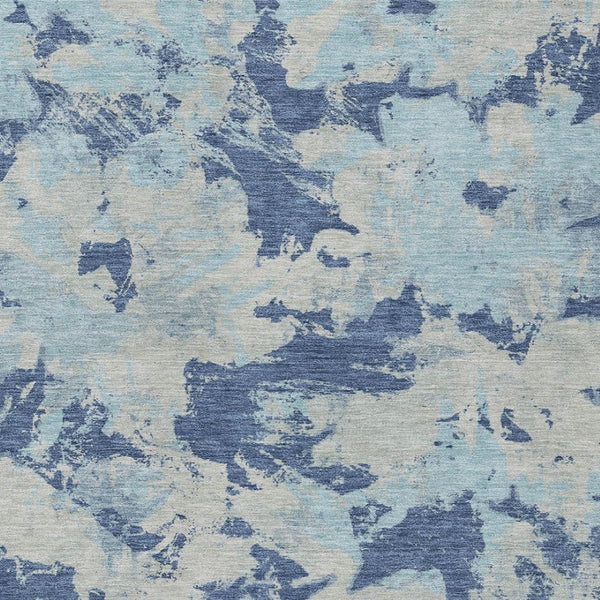 Homeroots 3' Beige Brown And Green Floral Washable Area Rug For Indoor And Outdoor Spaces, Durable Design 9' X 12' Polyester 592183