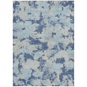 Homeroots 3' Beige Brown And Green Floral Washable Area Rug For Indoor And Outdoor Spaces, Durable Design 10' X 14' Polyester 592184