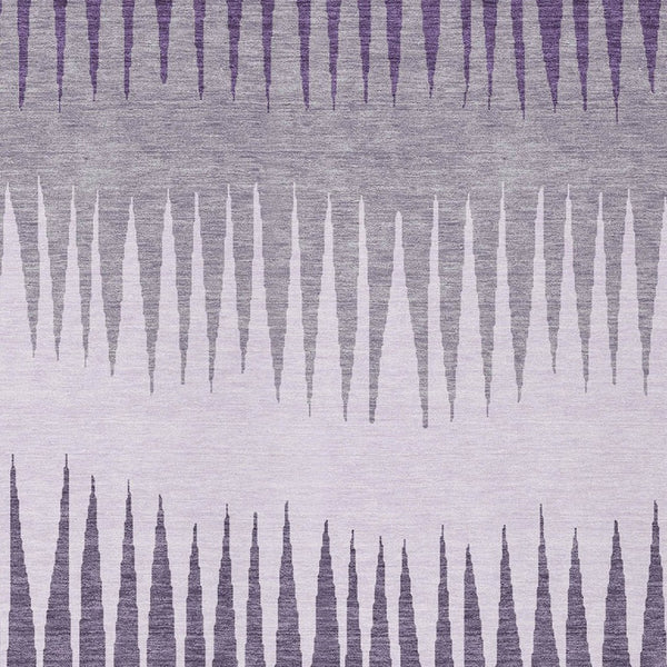 Homeroots 3' Artichoke Green Beige Brown Striped Washable Rug - Perfect For Indoor And Outdoor Spaces 9' X 12' Polyester 592255