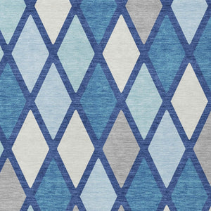 Homeroots 3' Stylish Artichoke Green Beige Ivory Geometric Washable Area Rug For Indoor And Outdoor Use 9' X 12' Polyester 592321