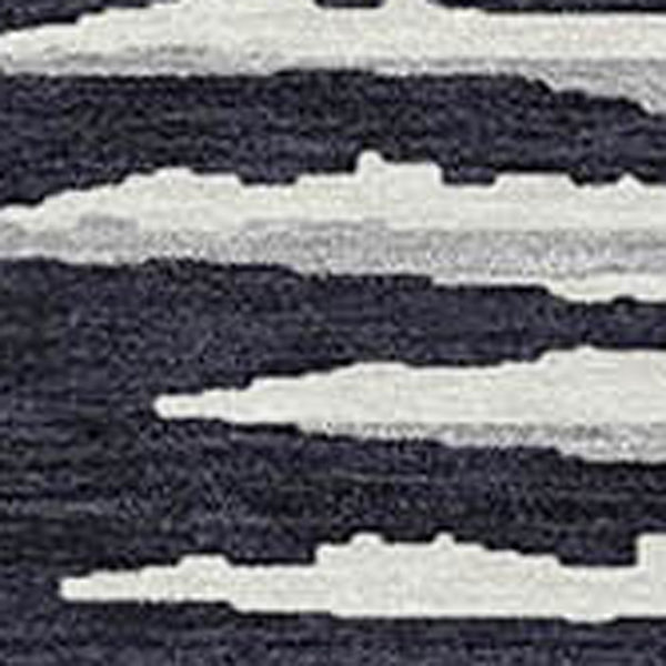 Homeroots 3' Artichoke Green And Ivory Striped Washable Area Rug For Indoor And Outdoor Spaces, Durable Design 5' X 8' Polyester 592360