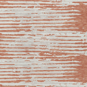 Homeroots 3' Artichoke Green And Ivory Striped Washable Area Rug For Indoor And Outdoor Spaces, Durable Design 9' X 12' Polyester 592375