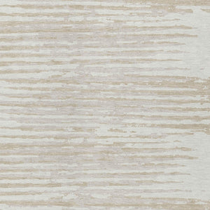 Homeroots 3' Artichoke Green And Ivory Striped Washable Area Rug For Indoor And Outdoor Spaces, Durable Design 9' X 12' Polyester 592399