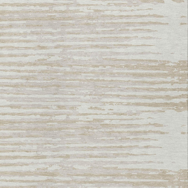 Homeroots 3' Artichoke Green And Ivory Striped Washable Area Rug For Indoor And Outdoor Spaces, Durable Design 10' X 14' Polyester 592400