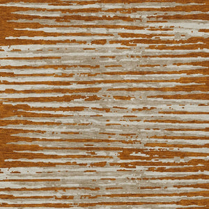 Homeroots 3' Artichoke Green And Ivory Striped Washable Area Rug For Indoor And Outdoor Spaces, Durable Design 8' X 10' Polyester 592416