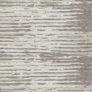 Homeroots 3' Artichoke Green And Ivory Striped Washable Area Rug For Indoor And Outdoor Spaces, Durable Design 8' X 10' Polyester 592434