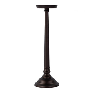 Butler Specialty Butler Tilly Round Metal Pedestal End Table – Chic, Lightweight, And Durable For Modern Spaces Bronze Aluminum 5924392-butler
