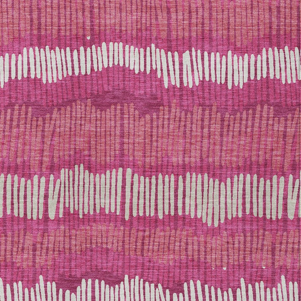 Homeroots 3' Striped Beige Brown And Gray Indoor-outdoor Area Rug - Durable, Washable, Stylish Addition! 5' X 8' Polyester 592444