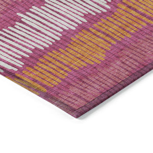 Homeroots 3' Striped Beige Brown And Gray Indoor-outdoor Area Rug - Durable, Washable, Stylish Addition! 10' X 14' Polyester 592448