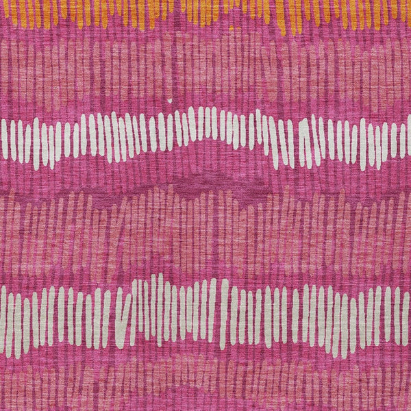 Homeroots 3' Striped Beige Brown And Gray Indoor-outdoor Area Rug - Durable, Washable, Stylish Addition! 10' X 14' Polyester 592448