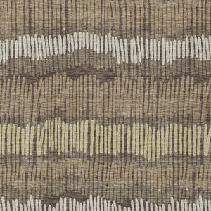 Homeroots 3' Striped Beige Brown And Gray Indoor-outdoor Area Rug - Durable, Washable, Stylish Addition! 8' X 10' Polyester 592452
