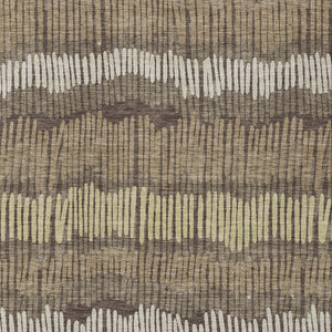 Homeroots 3' Striped Beige Brown And Gray Indoor-outdoor Area Rug - Durable, Washable, Stylish Addition! 9' X 12' Polyester 592453