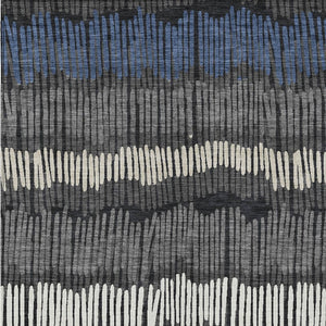 Homeroots 3' Striped Beige Brown And Gray Indoor-outdoor Area Rug - Durable, Washable, Stylish Addition! 3' X 5' Polyester 592461