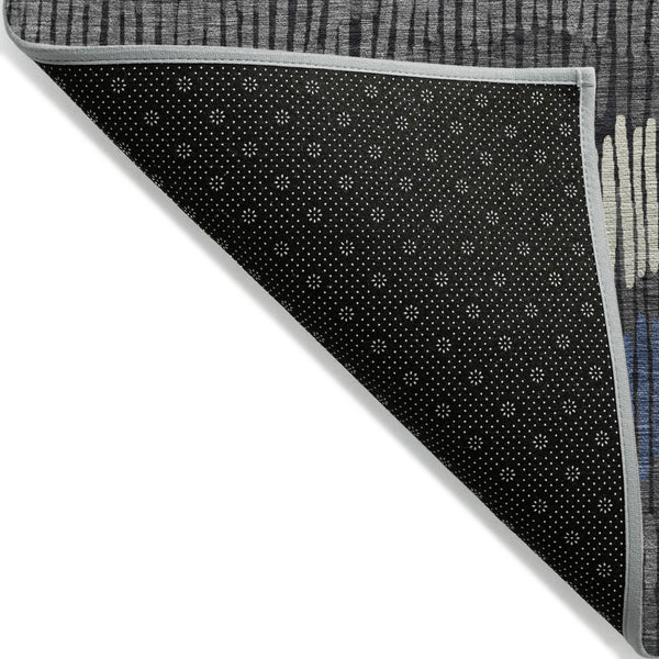 Homeroots 3' Striped Beige Brown And Gray Indoor-outdoor Area Rug - Durable, Washable, Stylish Addition! 10' X 14' Polyester 592466