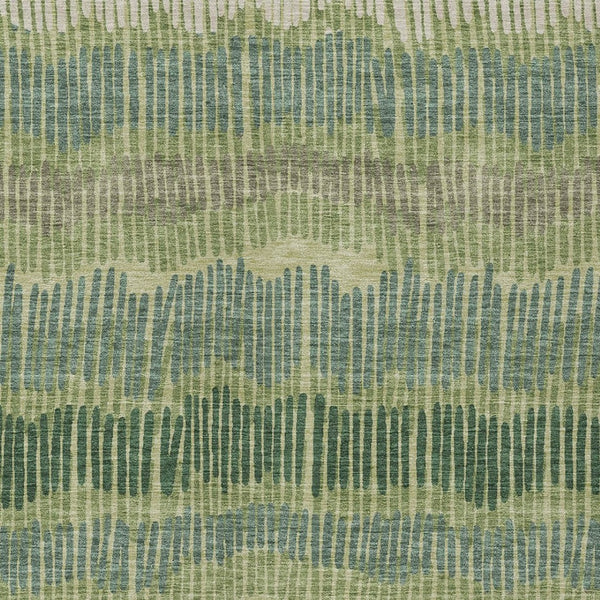 Homeroots 3' Striped Beige Brown And Gray Indoor-outdoor Area Rug - Durable, Washable, Stylish Addition! 3' X 5' Polyester 592467