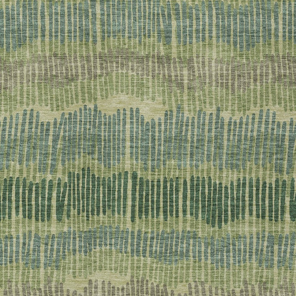 Homeroots 3' Striped Beige Brown And Gray Indoor-outdoor Area Rug - Durable, Washable, Stylish Addition! 9' X 12' Polyester 592471