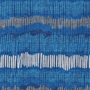 Homeroots 3' Striped Beige Brown And Gray Indoor-outdoor Area Rug - Durable, Washable, Stylish Addition! 8' X 10' Polyester 592488