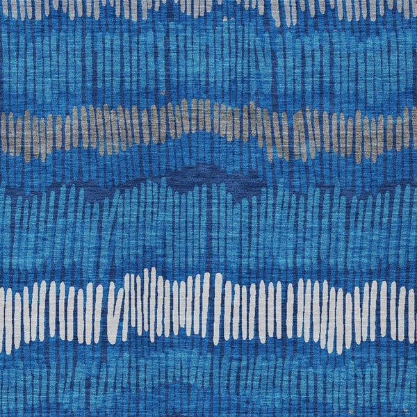 Homeroots 3' Striped Beige Brown And Gray Indoor-outdoor Area Rug - Durable, Washable, Stylish Addition! 9' X 12' Polyester 592489