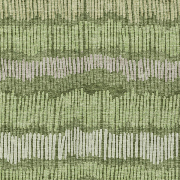 Homeroots 3' Striped Beige Brown And Gray Indoor-outdoor Area Rug - Durable, Washable, Stylish Addition! 5' X 8' Polyester 592492