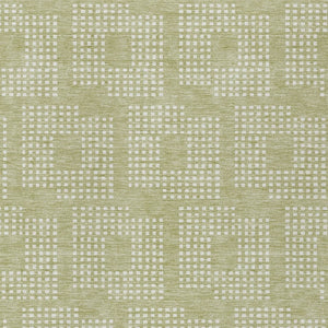 Homeroots 3' Artichoke Green Geometric Washable Indoor Outdoor Area Rug For Stylish Living Spaces & Patios 3' X 5' Polyester 592509