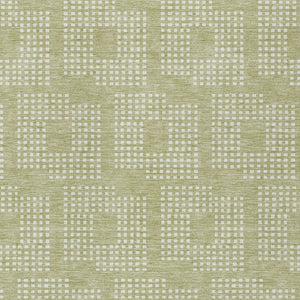 Homeroots 3' Artichoke Green Geometric Washable Indoor Outdoor Area Rug For Stylish Living Spaces & Patios 9' X 12' Polyester 592513