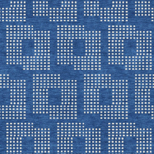 Homeroots 3' Artichoke Green Geometric Washable Indoor Outdoor Area Rug For Stylish Living Spaces & Patios 5' X 8' Polyester 592528