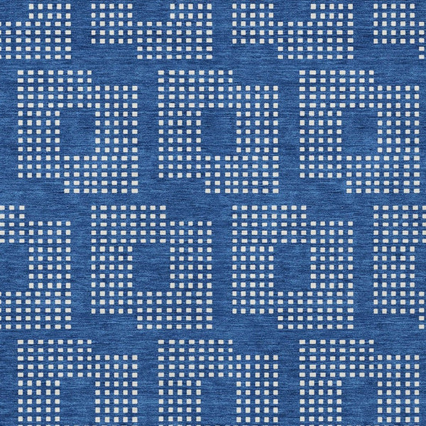 Homeroots 3' Artichoke Green Geometric Washable Indoor Outdoor Area Rug For Stylish Living Spaces & Patios 5' X 8' Polyester 592528