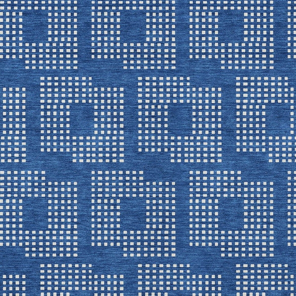 Homeroots 3' Artichoke Green Geometric Washable Indoor Outdoor Area Rug For Stylish Living Spaces & Patios 9' X 12' Polyester 592531