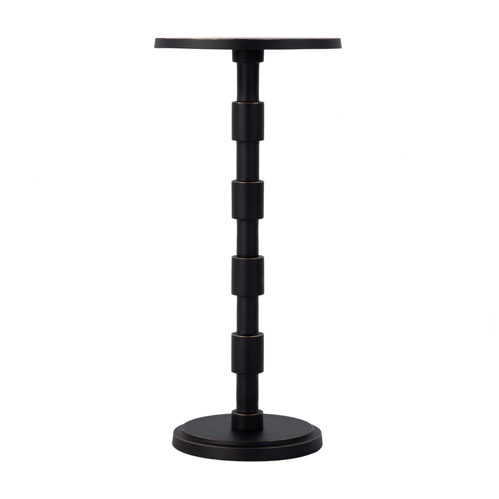 Butler Specialty Butler Delano 10 In. W Round Metal End Table – Chic Bronze Pedestal For Modern Spaces & Decor Bronze Aluminum 5925392-butler