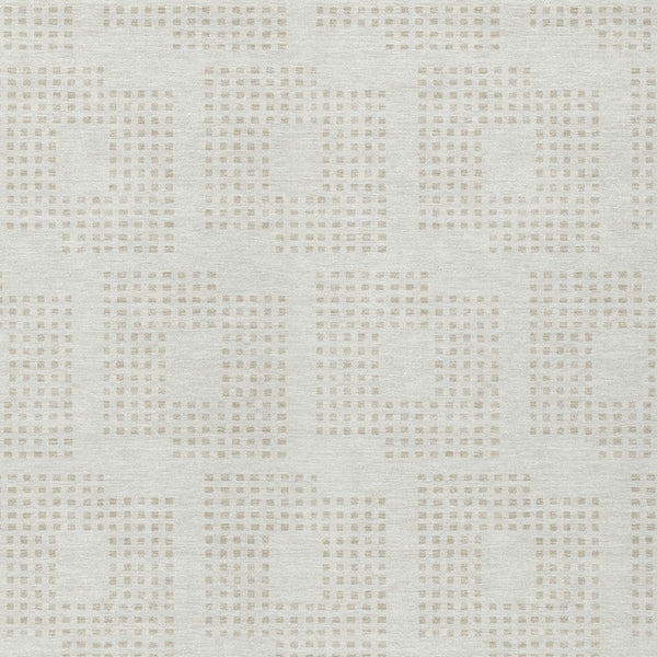 Homeroots 3' Artichoke Green Geometric Washable Indoor Outdoor Area Rug For Stylish Living Spaces & Patios 3' X 5' Polyester 592545