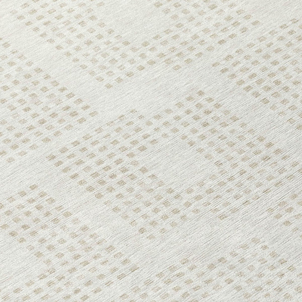 Homeroots 3' Artichoke Green Geometric Washable Indoor Outdoor Area Rug For Stylish Living Spaces & Patios 8' Round Polyester 592547