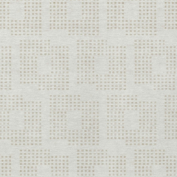 Homeroots 3' Artichoke Green Geometric Washable Indoor Outdoor Area Rug For Stylish Living Spaces & Patios 10' X 14' Polyester 592550