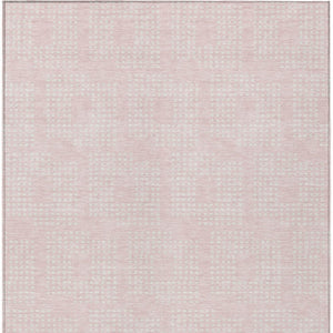 Homeroots 3' Artichoke Green Geometric Washable Indoor Outdoor Area Rug For Stylish Living Spaces & Patios 9' X 12' Polyester 592561