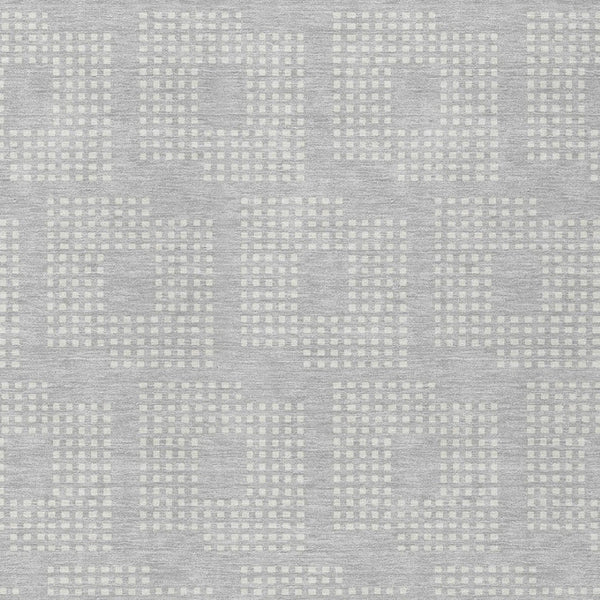 Homeroots 3' Artichoke Green Geometric Washable Indoor Outdoor Area Rug For Stylish Living Spaces & Patios 5' X 8' Polyester 592570