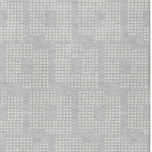 Homeroots 3' Artichoke Green Geometric Washable Indoor Outdoor Area Rug For Stylish Living Spaces & Patios 9' X 12' Polyester 592573