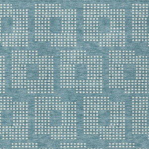 Homeroots 3' Artichoke Green Geometric Washable Indoor Outdoor Area Rug For Stylish Living Spaces & Patios 9' X 12' Polyester 592579