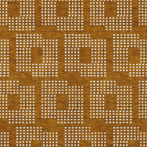 Homeroots 3' Artichoke Green Geometric Washable Indoor Outdoor Area Rug For Stylish Living Spaces & Patios 10' X 14' Polyester 592592