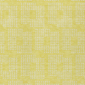 Homeroots 3' Artichoke Green Geometric Washable Indoor Outdoor Area Rug For Stylish Living Spaces & Patios 5' X 8' Polyester 592594