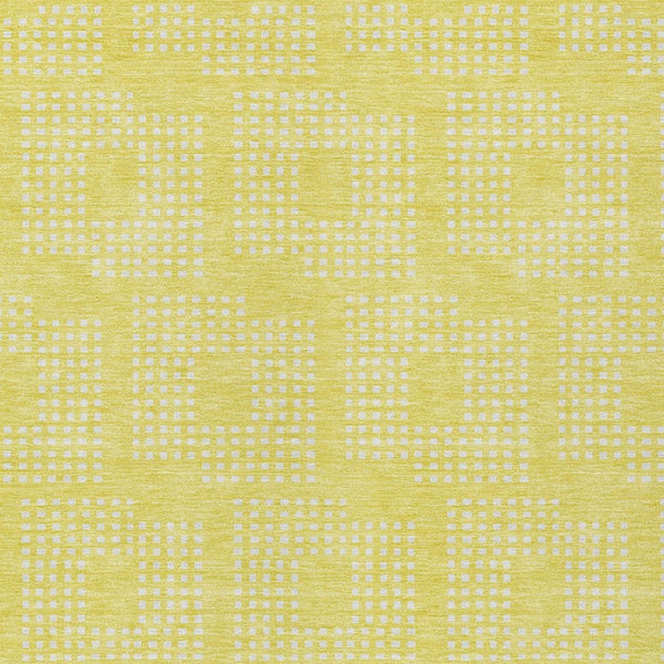 Homeroots 3' Artichoke Green Geometric Washable Indoor Outdoor Area Rug For Stylish Living Spaces & Patios 10' X 14' Polyester 592598