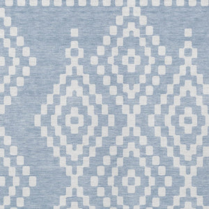 Homeroots 3' Artichoke Green Geometric Washable Indoor Outdoor Area Rug For Stylish Living Spaces & Patios 3' X 5' Polyester 592617