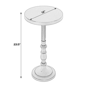 Butler Specialty Butler Heidi 12" Round Metal End Table - Elegant, Lightweight, Versatile Design For Home & Office Bronze Aluminum 5926392-butler