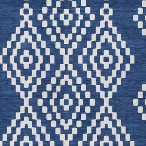 Homeroots 3' Artichoke Green Geometric Washable Indoor Outdoor Area Rug For Stylish Living Spaces & Patios 9' X 12' Polyester 592639