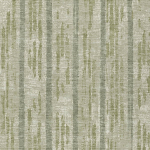 Homeroots 3' Artichoke Green Gray Ivory Striped Washable Area Rug For Indoor Outdoor Use, Durable & Stylish 8' X 10' Polyester 592686